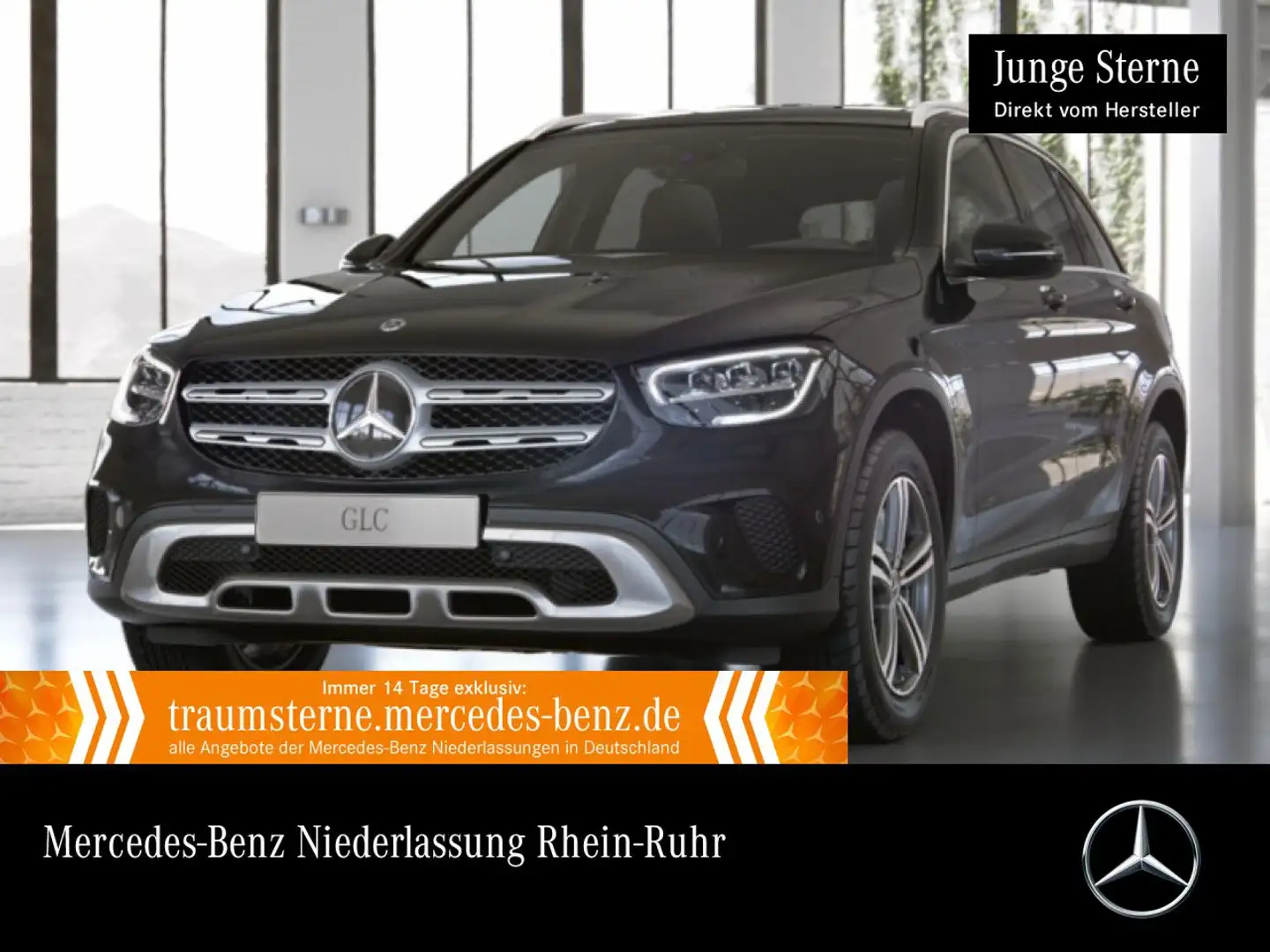 Mercedes-Benz GLC 300 e 4M AHK+LED+FAHRASS+KAMERA+KEYLESS+9G Schwarz - 1