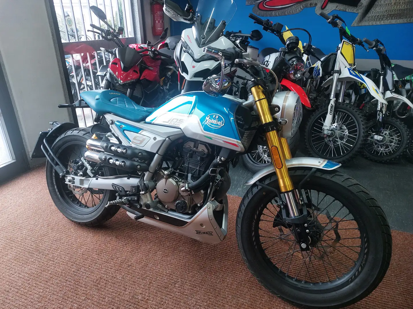 Mondial HPS 125i Limitata Ubbiali Albastru - 2