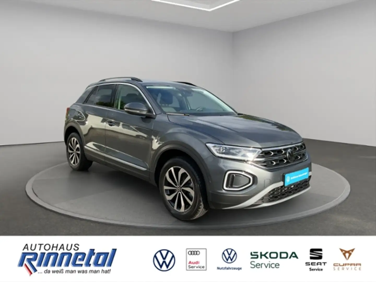 Volkswagen T-Roc 2,0TDI DSG Style 4Motion NVI+CAM+KLIMA+LED+SHZG V Grau - 2