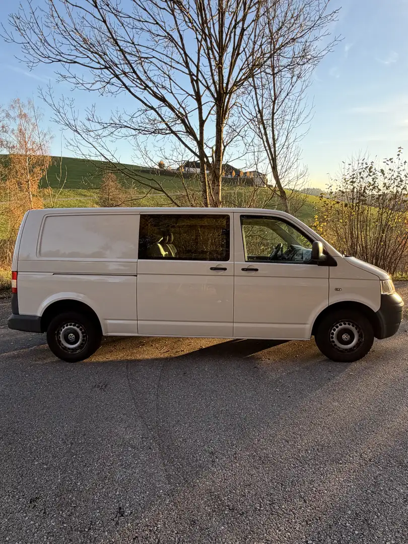 Volkswagen T5 Transporter 1.9TDI Doka Weiß - 2