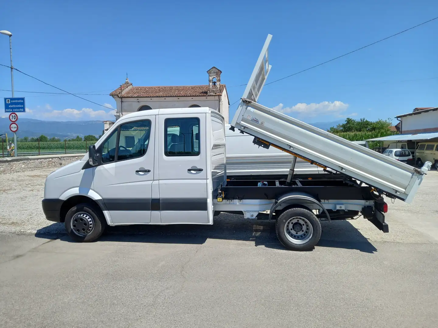 Volkswagen Crafter 2.0 TDI 109 Cv D.C. + Rib. Trilat. - MOTORE NUOVO Bianco - 2