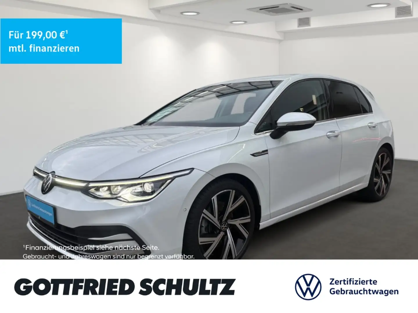 Volkswagen Golf 2.0 TSI DSG LED NAV KAMERA SHZ AHK Style Weiß - 1