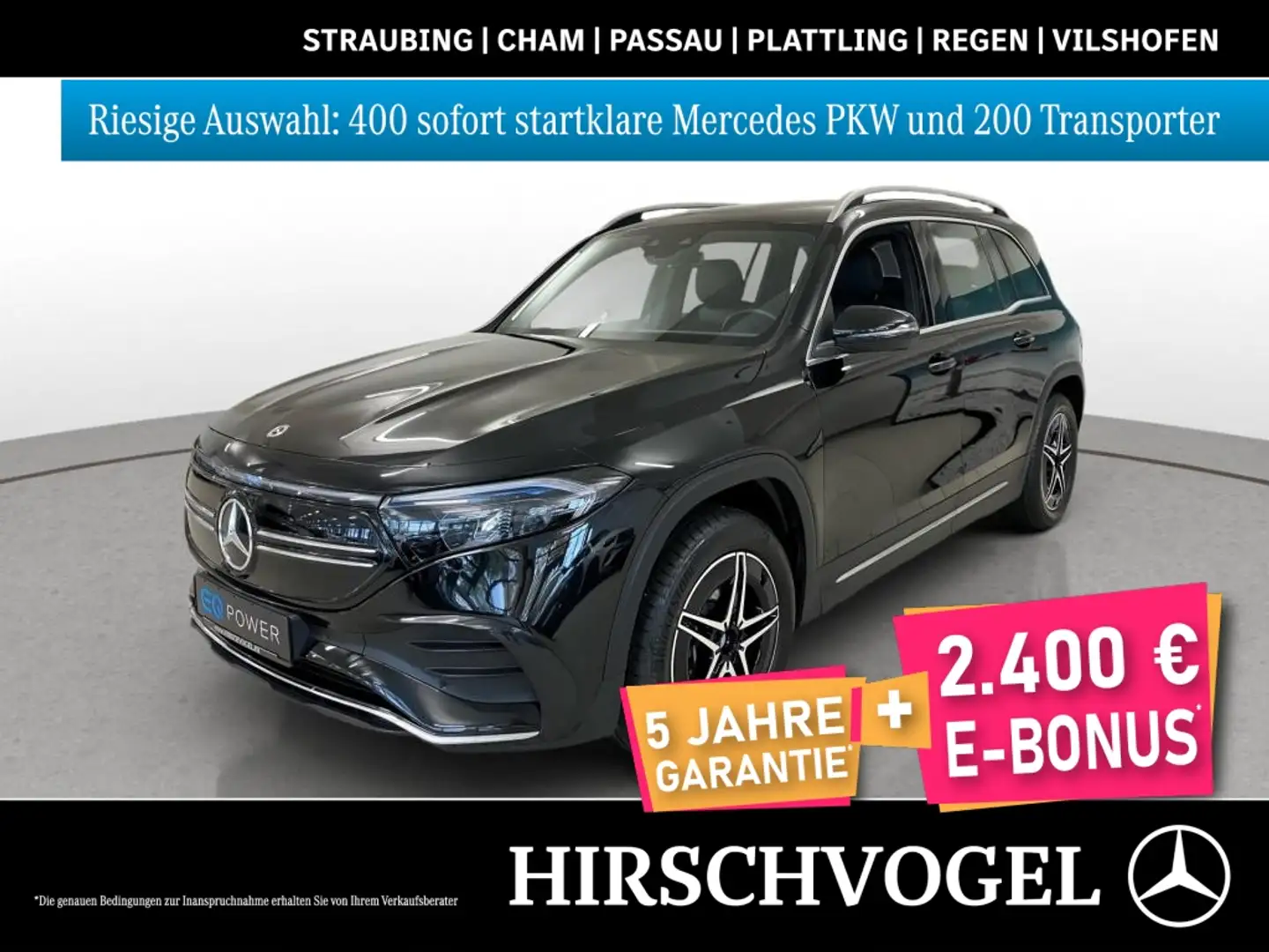 Mercedes-Benz EQB 300 4M AMG-Line+MBUX+Navi-P.+LED+Kam+PDC+SHZ Negro - 1