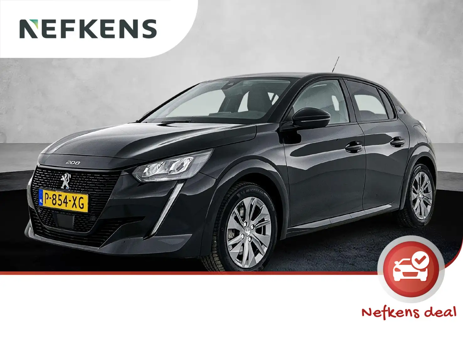 Peugeot e-208 EV Allure Pack 50 kWh | Navigatie | Climate Contro Zwart - 1