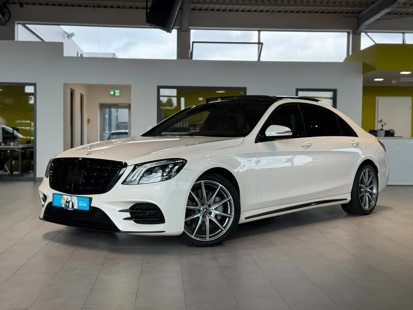 Mercedes-Benz S 400 L AMG-Line*Pano*Massage*Burmester*Soft*360° Alb - 1