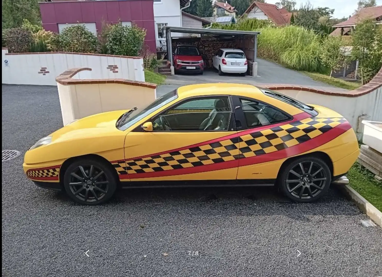 Fiat Coupe Żółty - 2