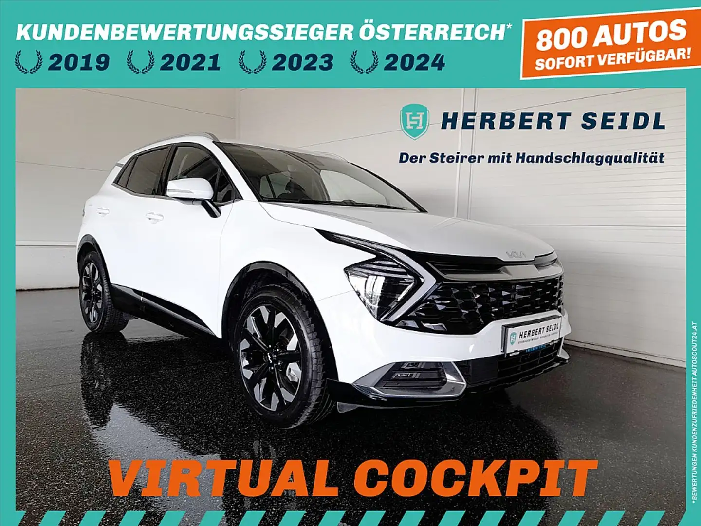 Kia Sportage Design PHEV 4x4 Aut. *VOLL-LED / NAVI / VIRTUEL... Weiß - 1