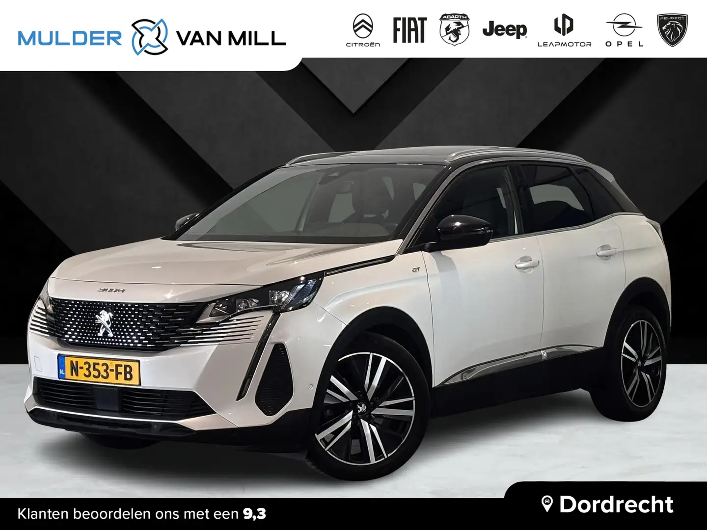 Peugeot 3008 Blue Lease GT 1.6 Turbo 180pk EAT8 | HANDSFREE A.K Wit - 1