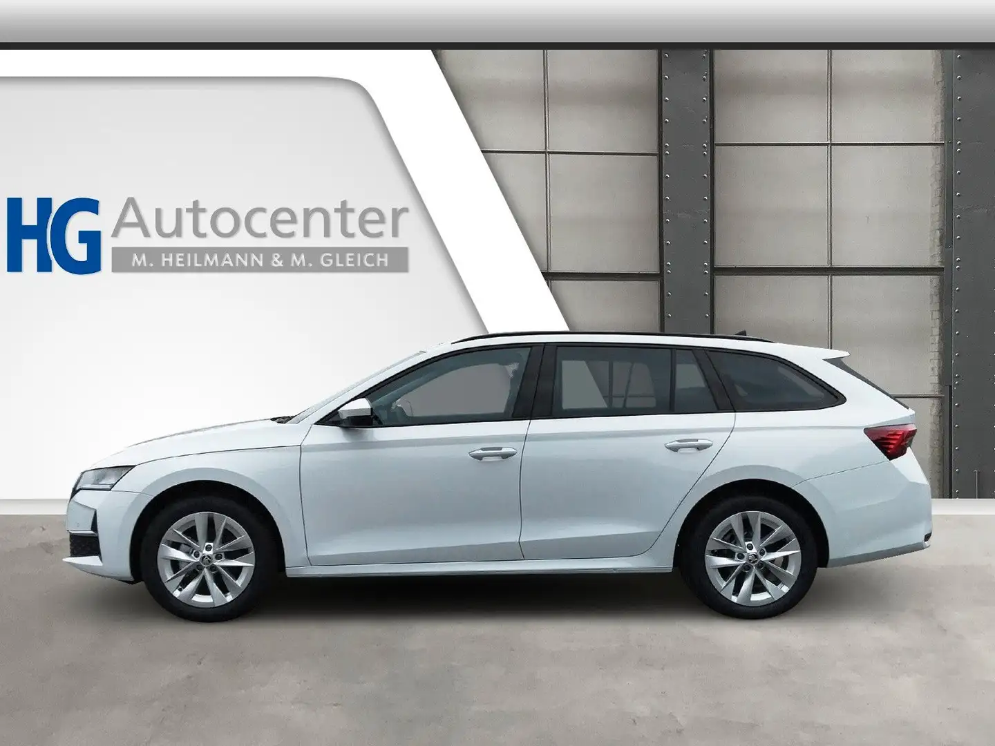 Skoda Octavia Combi  1.5TSI Pano LED eHeck AHK Side Weiß - 2