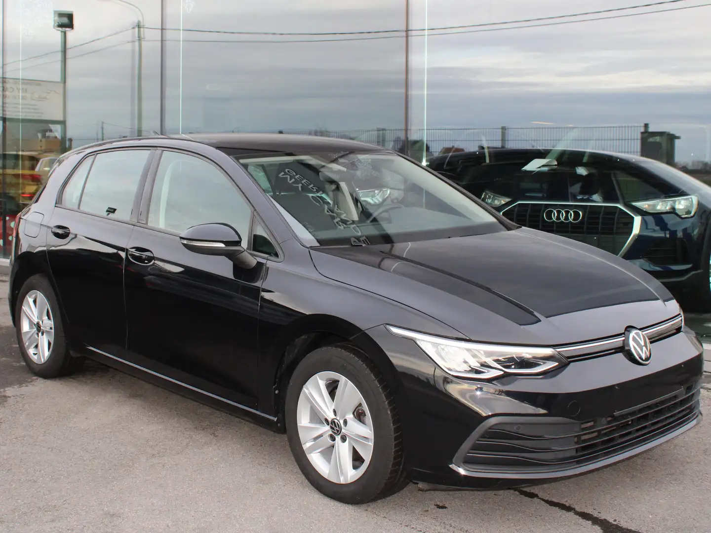 Volkswagen Golf Golf 1.0 TSI OPF-AC-NAVI-APP CON-ALU V-SPRAAKBED Noir - 1