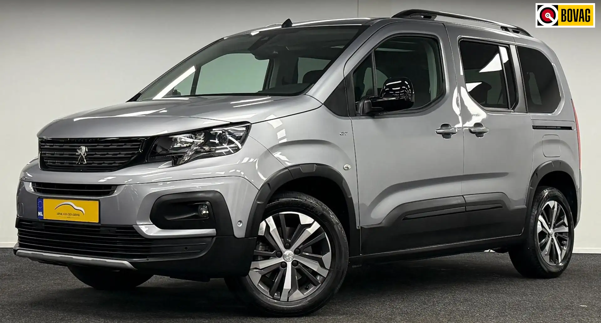 Peugeot Rifter 1.2 Puretech GT*Panodak*Trekhaak*Camera*Navi*Carpl Срібний - 1