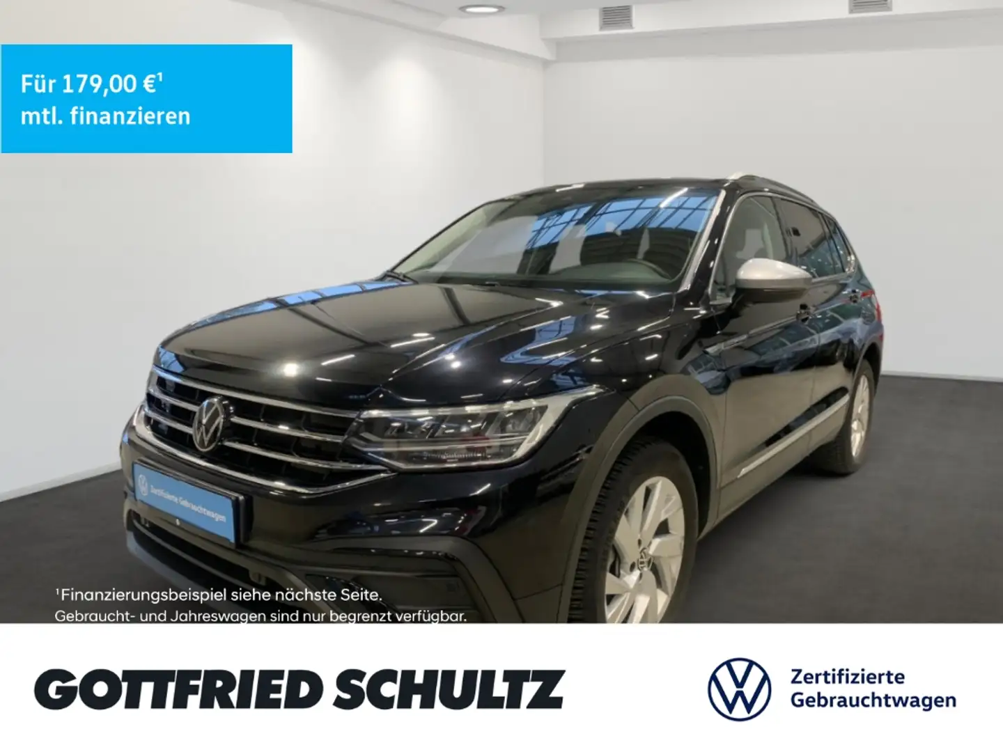 Volkswagen Tiguan Allspace LIFE TDI DSG 7-SITZE ACC NAVI AHK SITZHEIZUNG Schwarz - 1