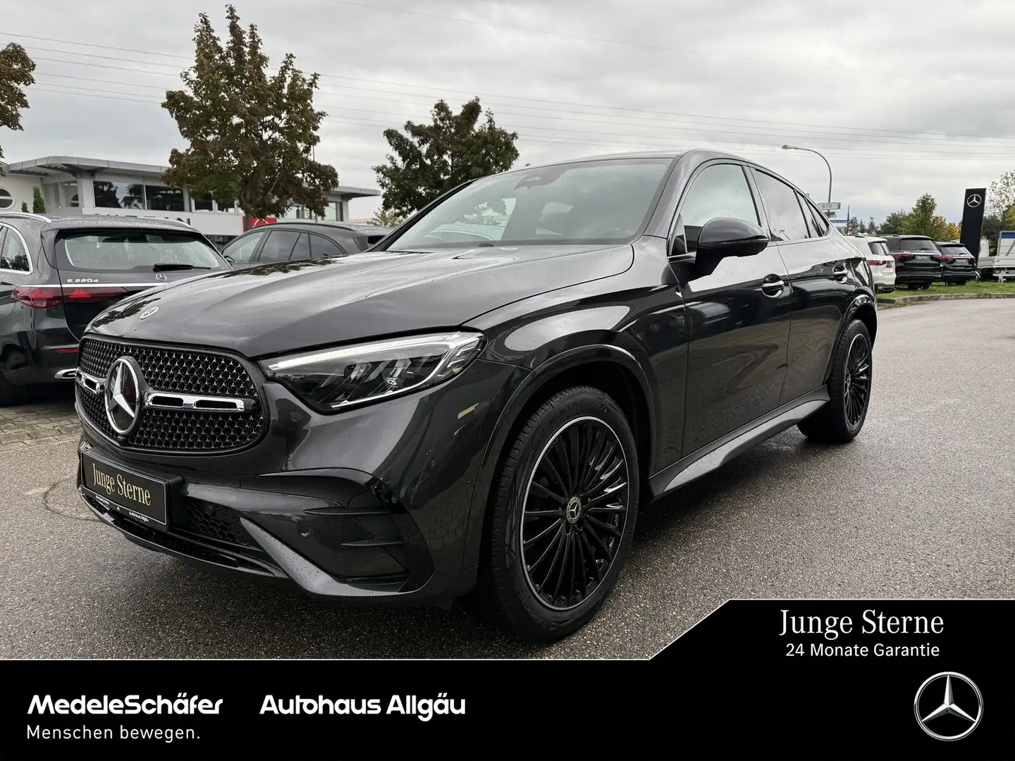 Mercedes-Benz GLC 200 GLC 200 4MATIC Coupé AMG Night AHK Park EasyPack Grau - 1