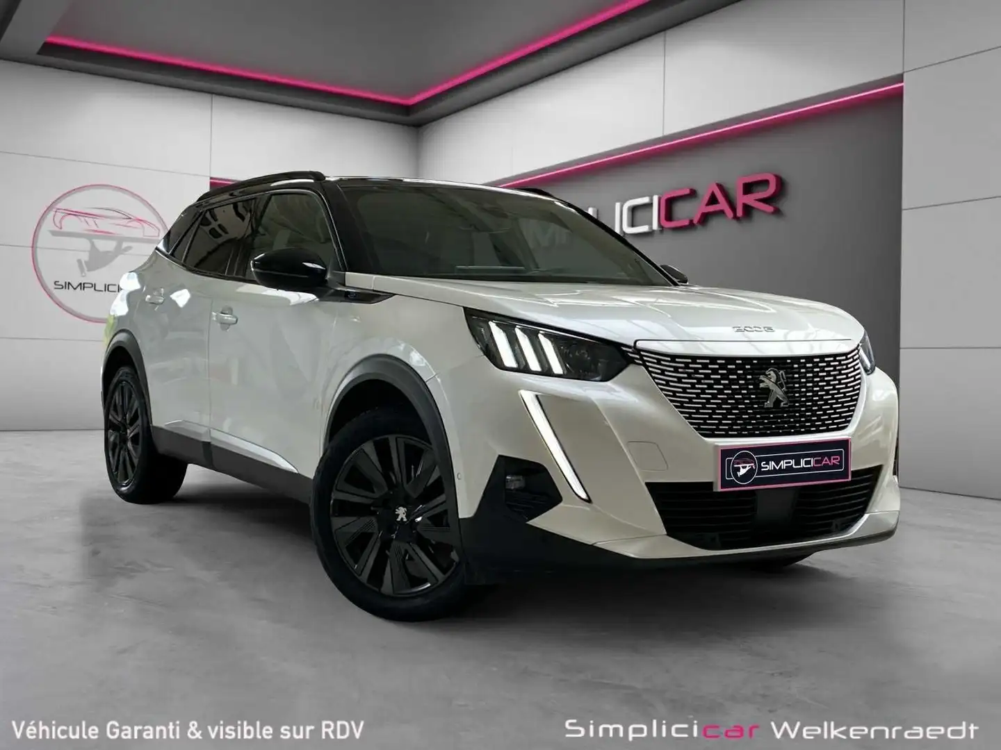 Peugeot e-2008 e-2008 50 kWh GT-TVA RECUP-CARPLAY-PANO-CAMERA Blanc - 1