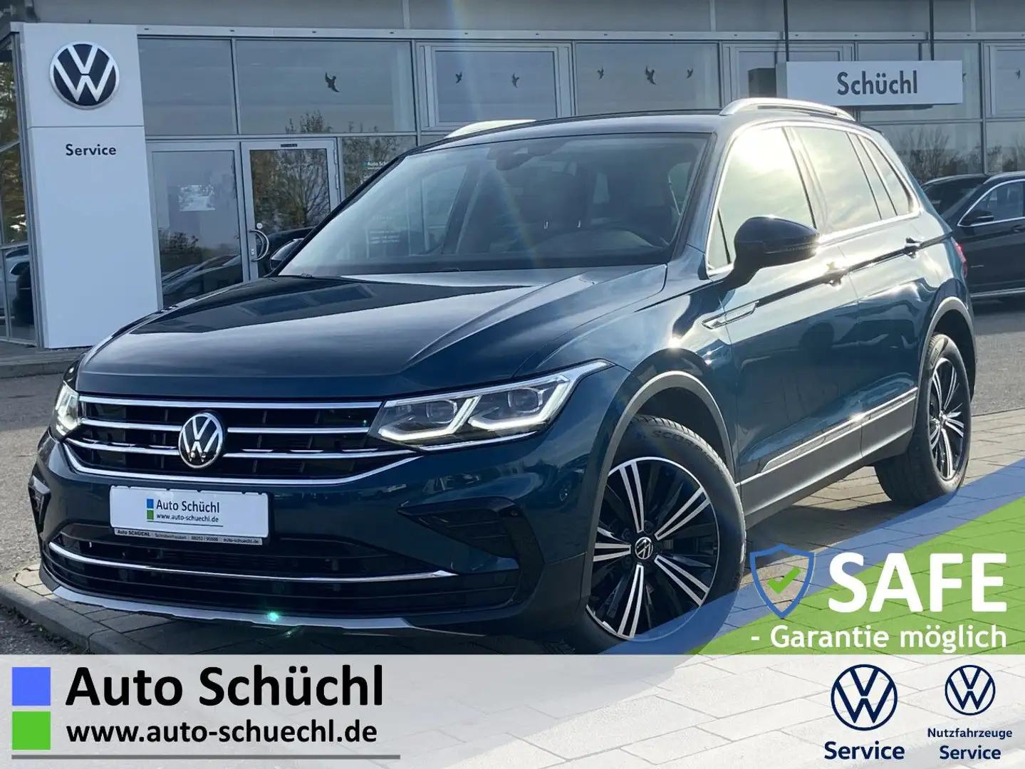 Volkswagen Tiguan 2.0 TDI Elegance 18"+NAVI+AHK+MATRIX-LED+ Blau - 1