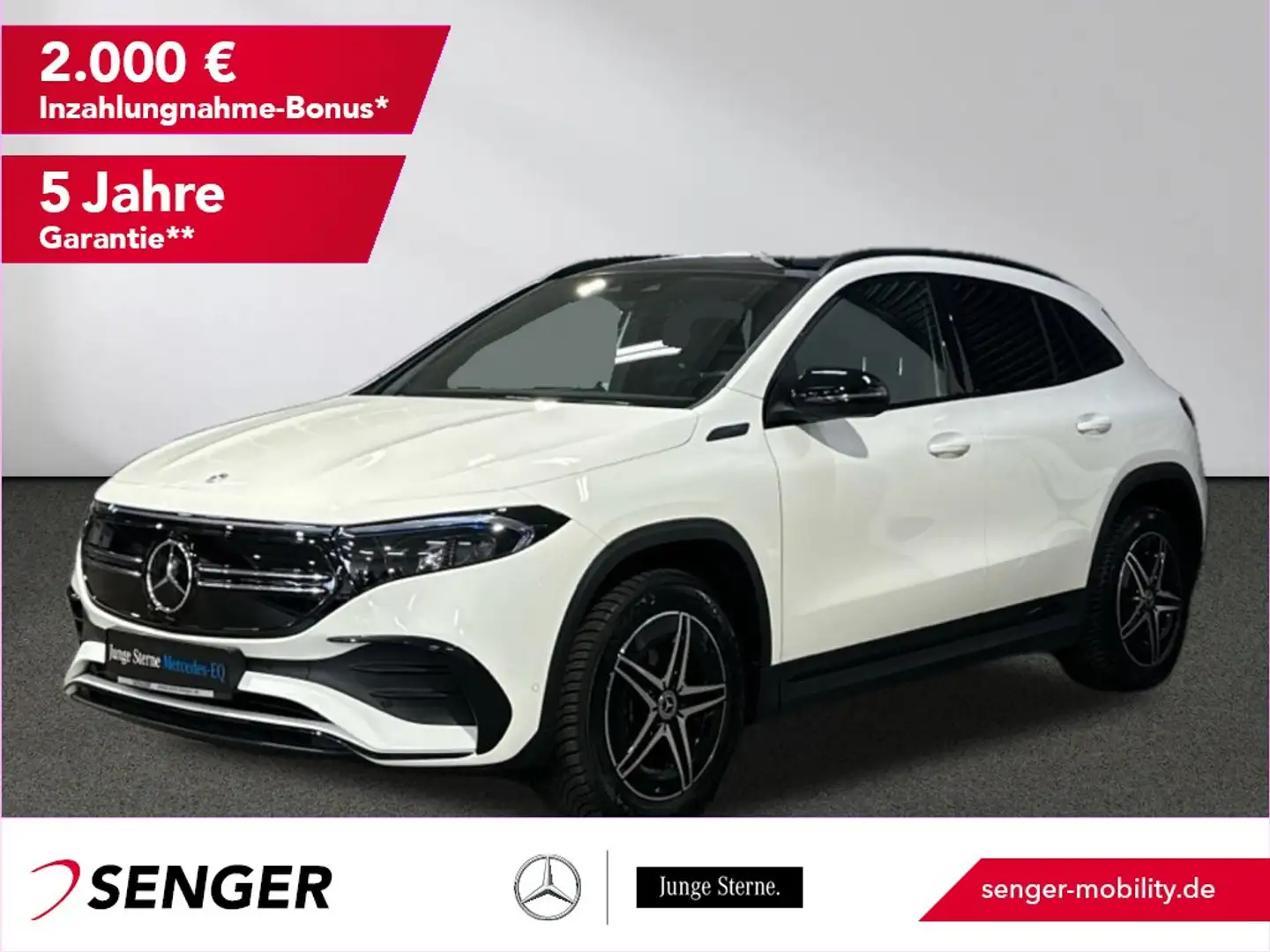 Mercedes-Benz EQA 250 AMG Night Distronic Panorama Kamera LED Blanc - 1