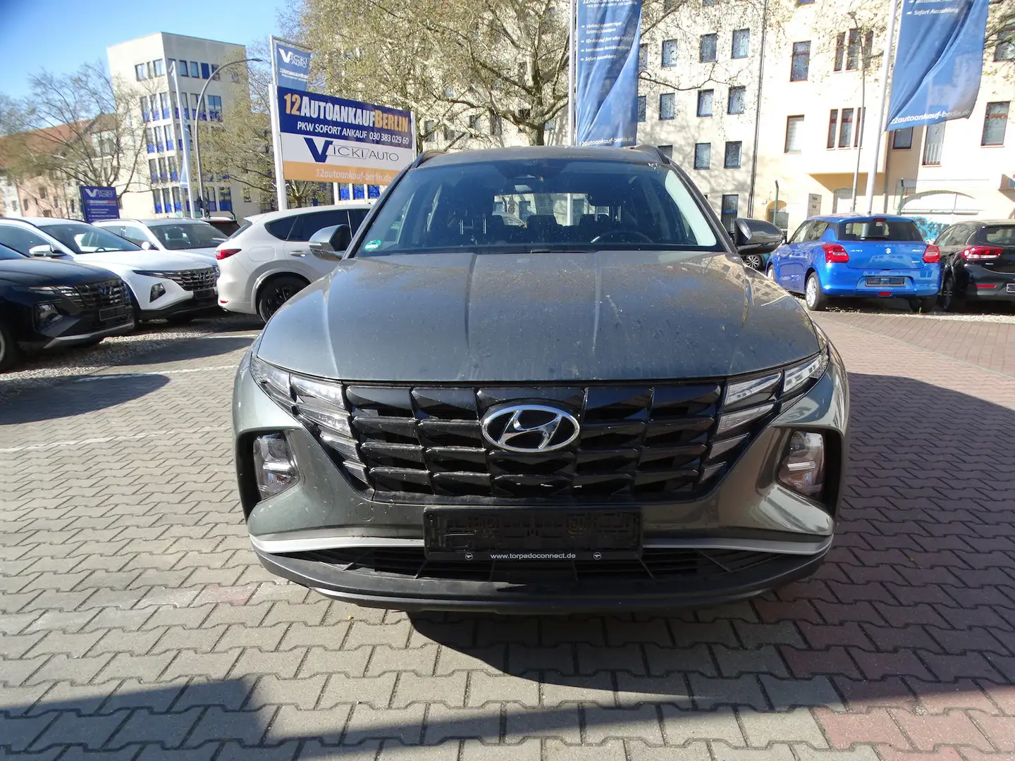 Hyundai TUCSON 1.6 Plug-In Hybrid 4WD Automatik Gris - 2