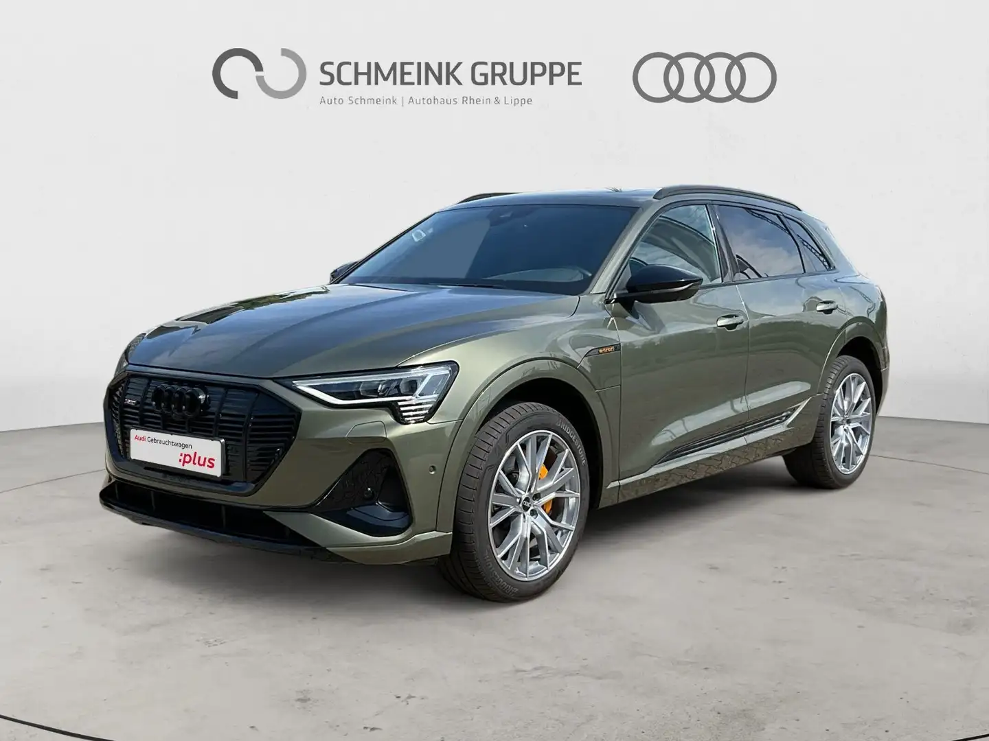 Audi e-tron 55 2x S line quattro 360° B&O Exclusive Grün - 1