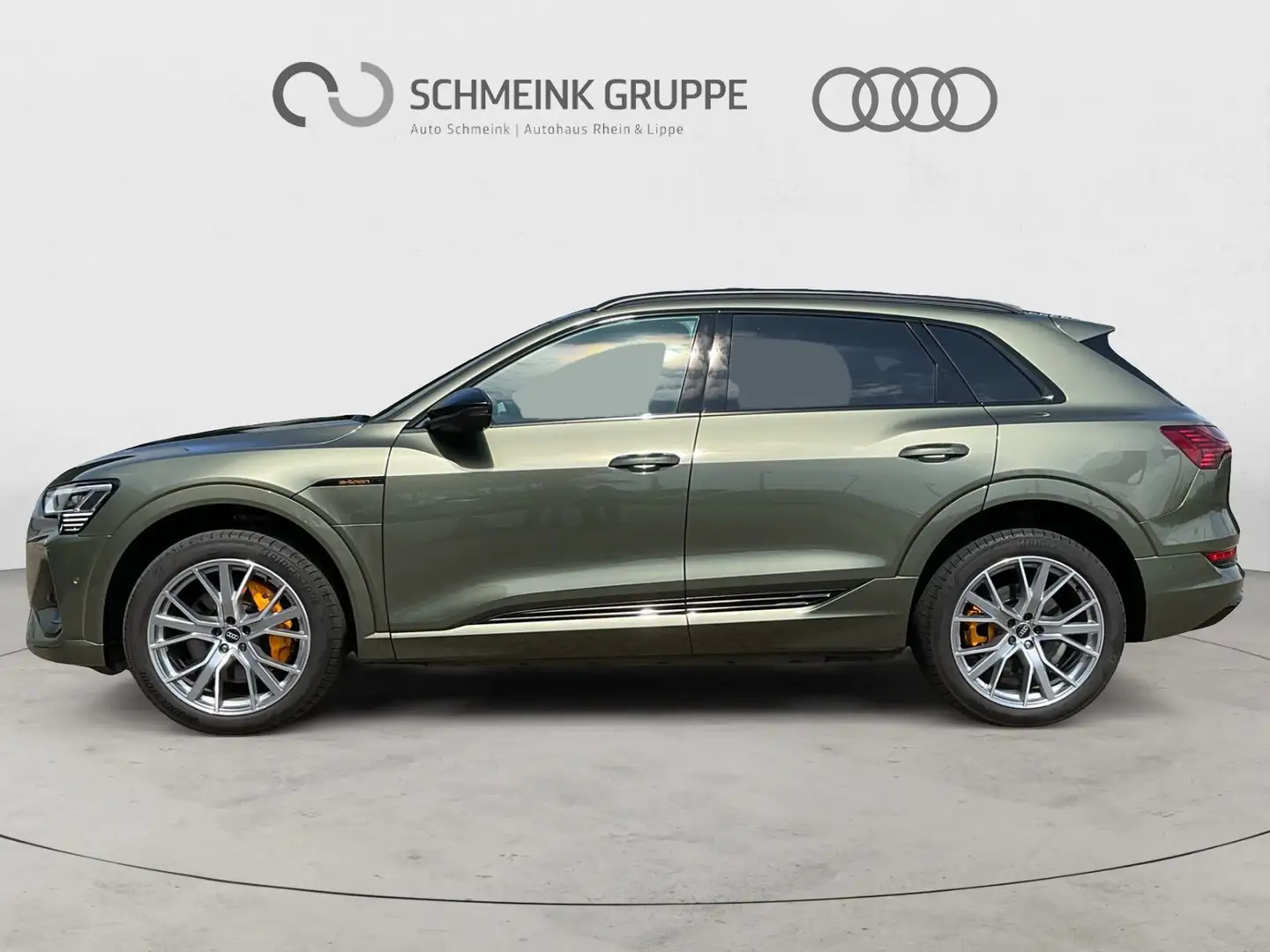 Audi e-tron 55 2x S line quattro 360° B&O Exclusive Grün - 2