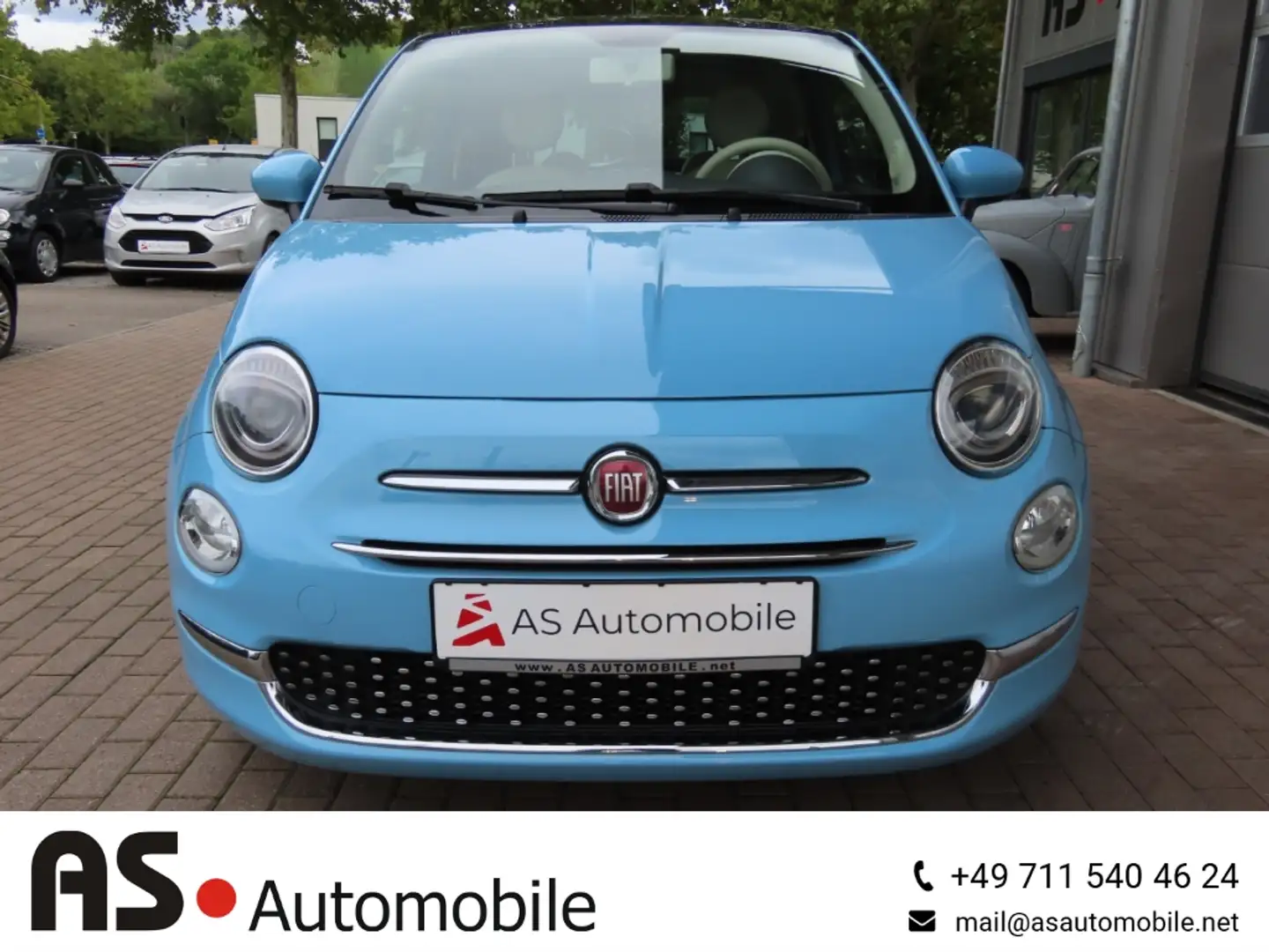 Fiat 500 Lounge 1.2 8V 2.Hd*Klima*Tempomat*Pano*PDC Blau - 2