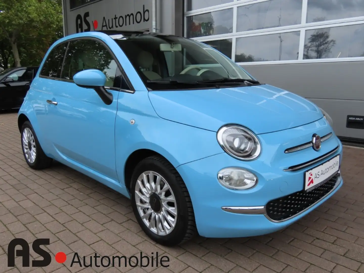 Fiat 500 Lounge 1.2 8V 2.Hd*Klima*Tempomat*Pano*PDC Blau - 1