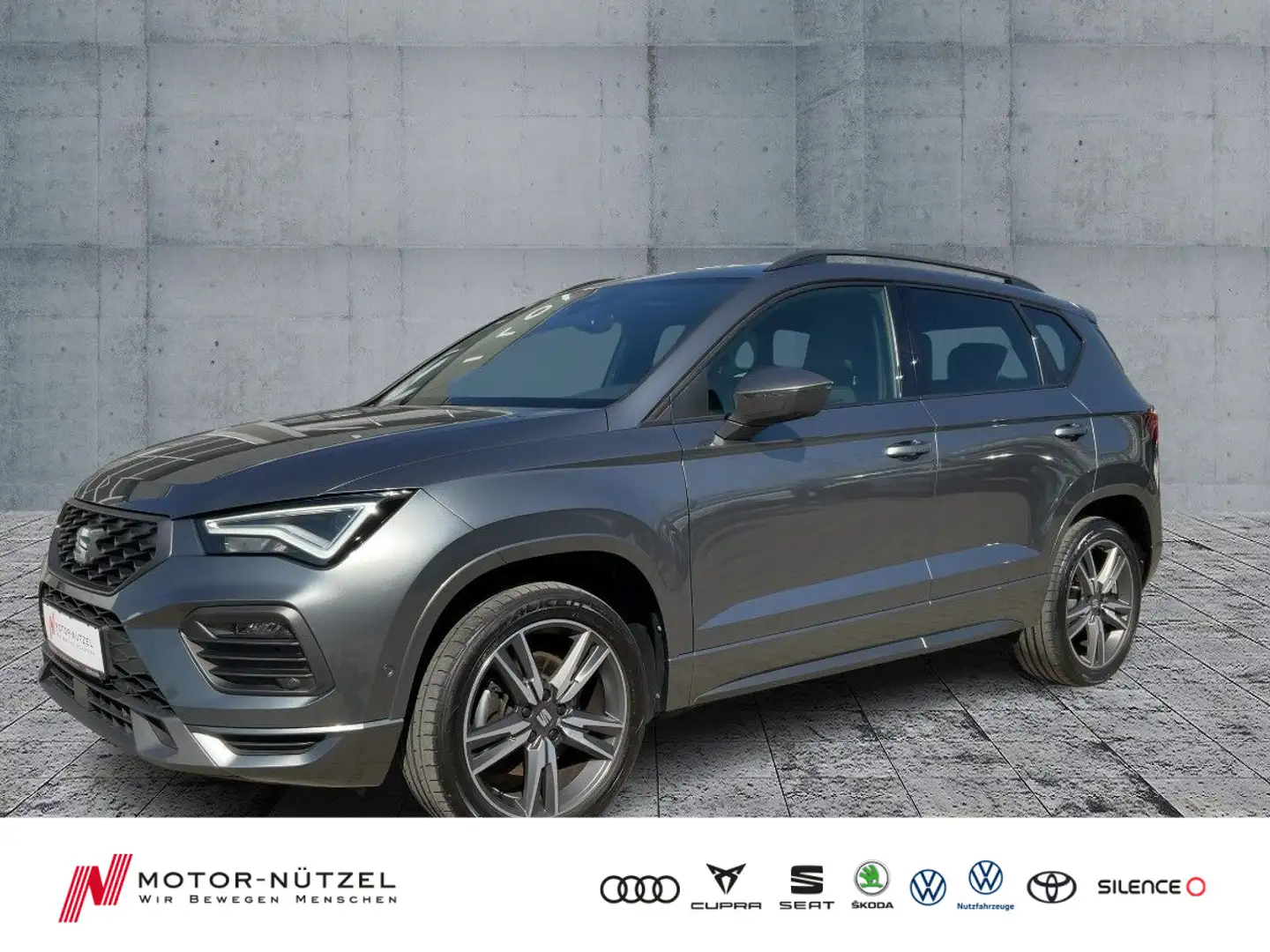 SEAT Ateca 2.0 TDI FR-LINE LED+NAVI+AHK+PANO+STANDHZG Gris - 1