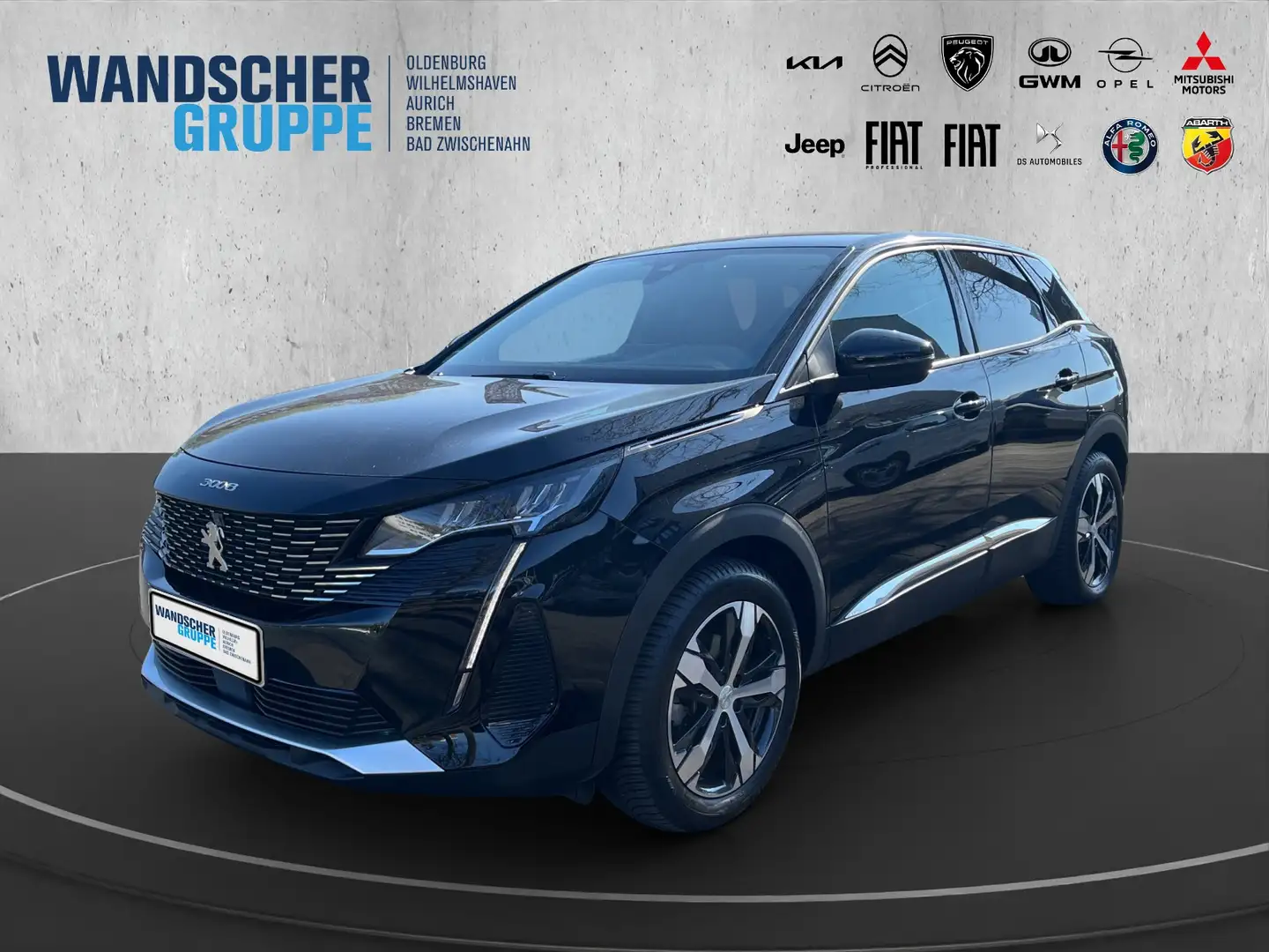 Peugeot 3008 Allure Pack BlueHDI 130 Navi+SHZ+RFK+LM+LED Schwarz - 1