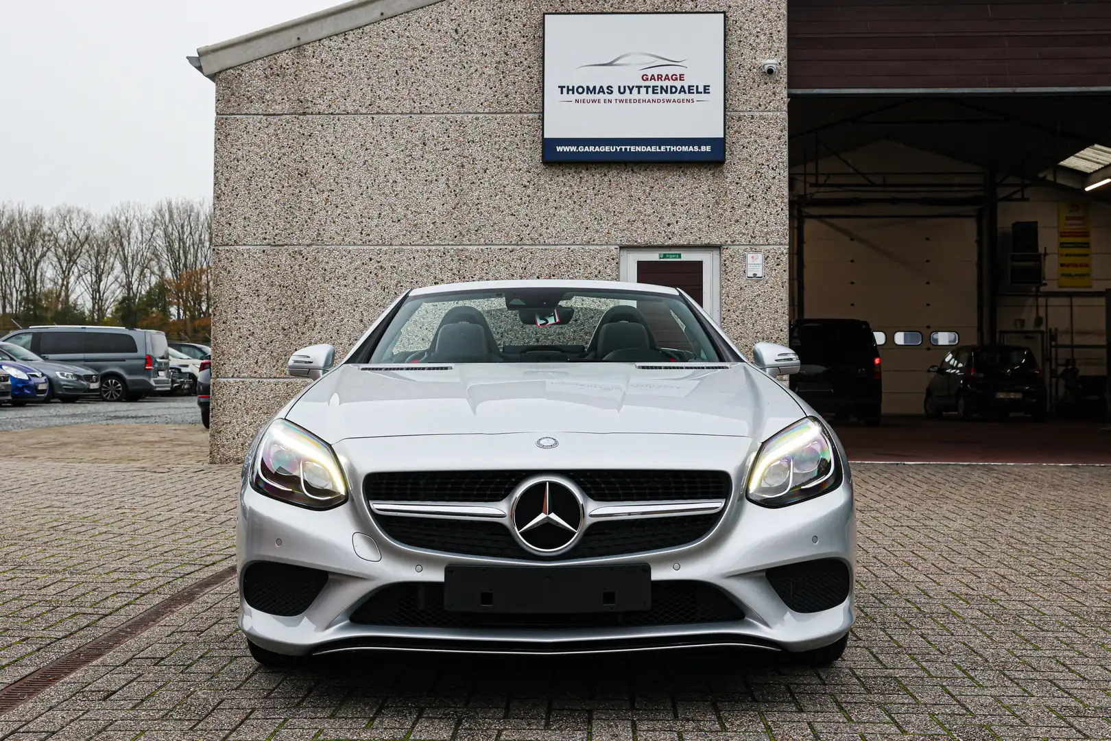 Mercedes-Benz SLC 200 LEDER-ALCANTARA*CAMERA*GLAZEN-DAK*NAVIGATIE*ZETLVE Argento - 2