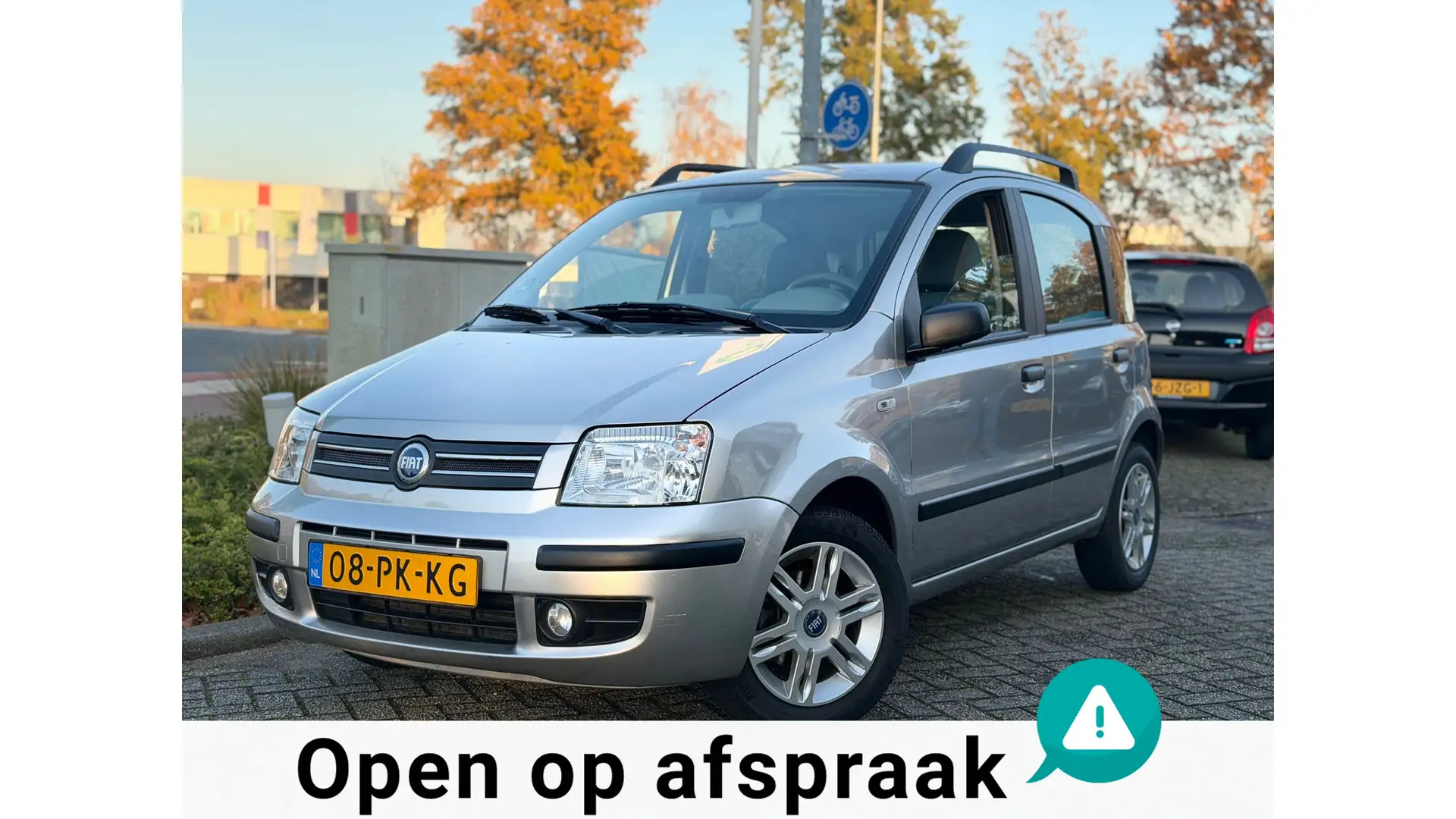 Fiat Panda 1.2 Emotion INVALIDE automaat 1e eigenaar !! Grijs - 1