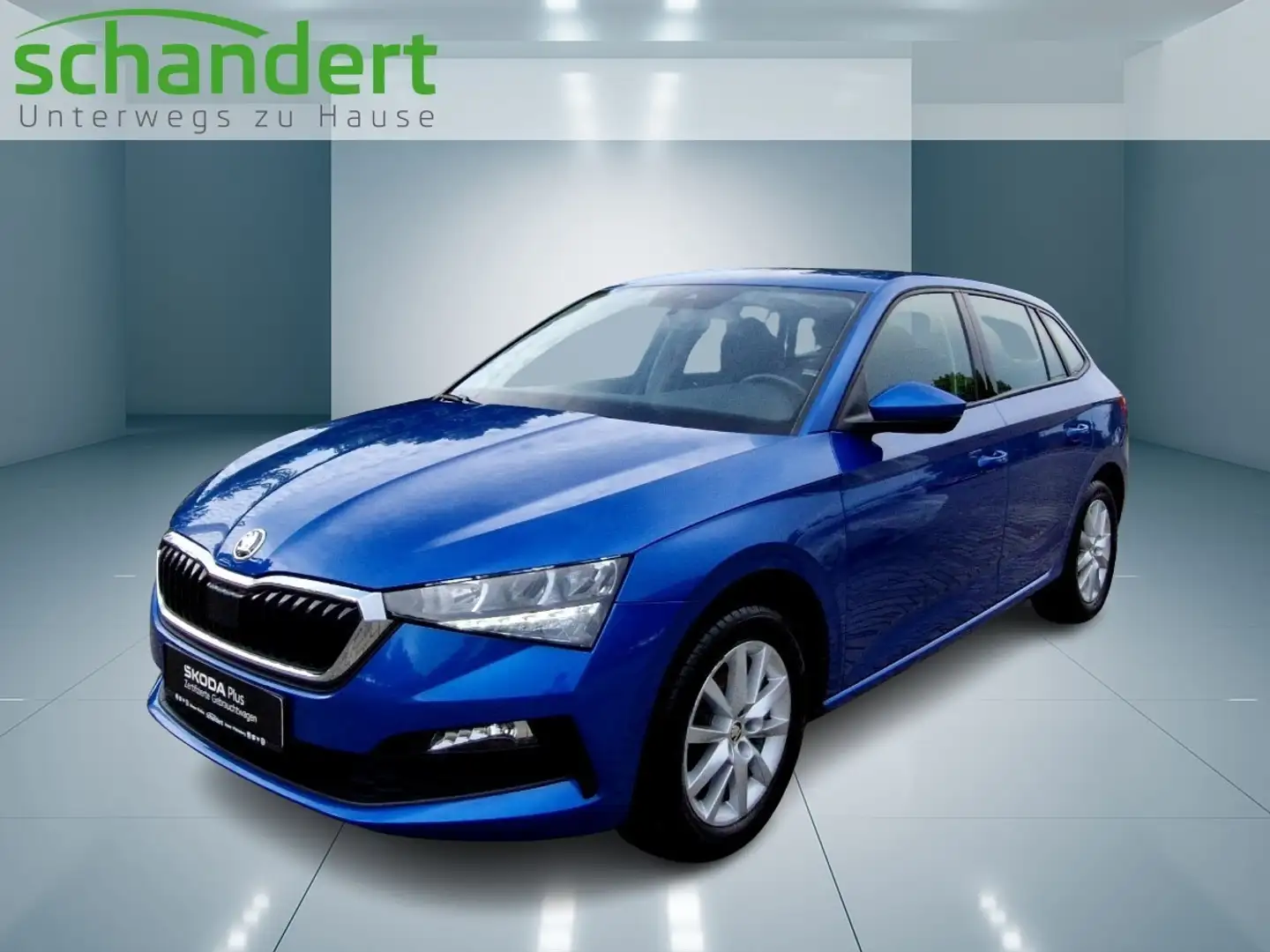 Skoda Scala 1.0 TSI Ambition LED Klima Sitzheizung PDC Blau - 1