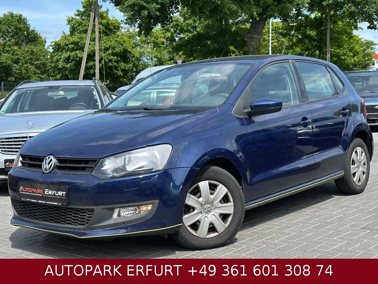 Volkswagen Polo V Trendline*Klima*Temp*StzH*ESP*BC Blau - 1