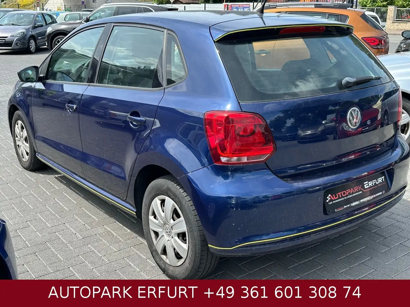 Volkswagen Polo V Trendline*Klima*Temp*StzH*ESP*BC Blau - 2