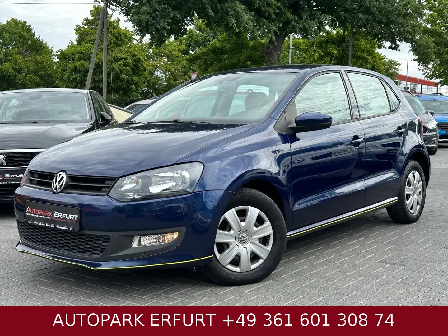 Volkswagen Polo V Trendline*Klima*Temp*StzH*ESP*BC Blau - 1