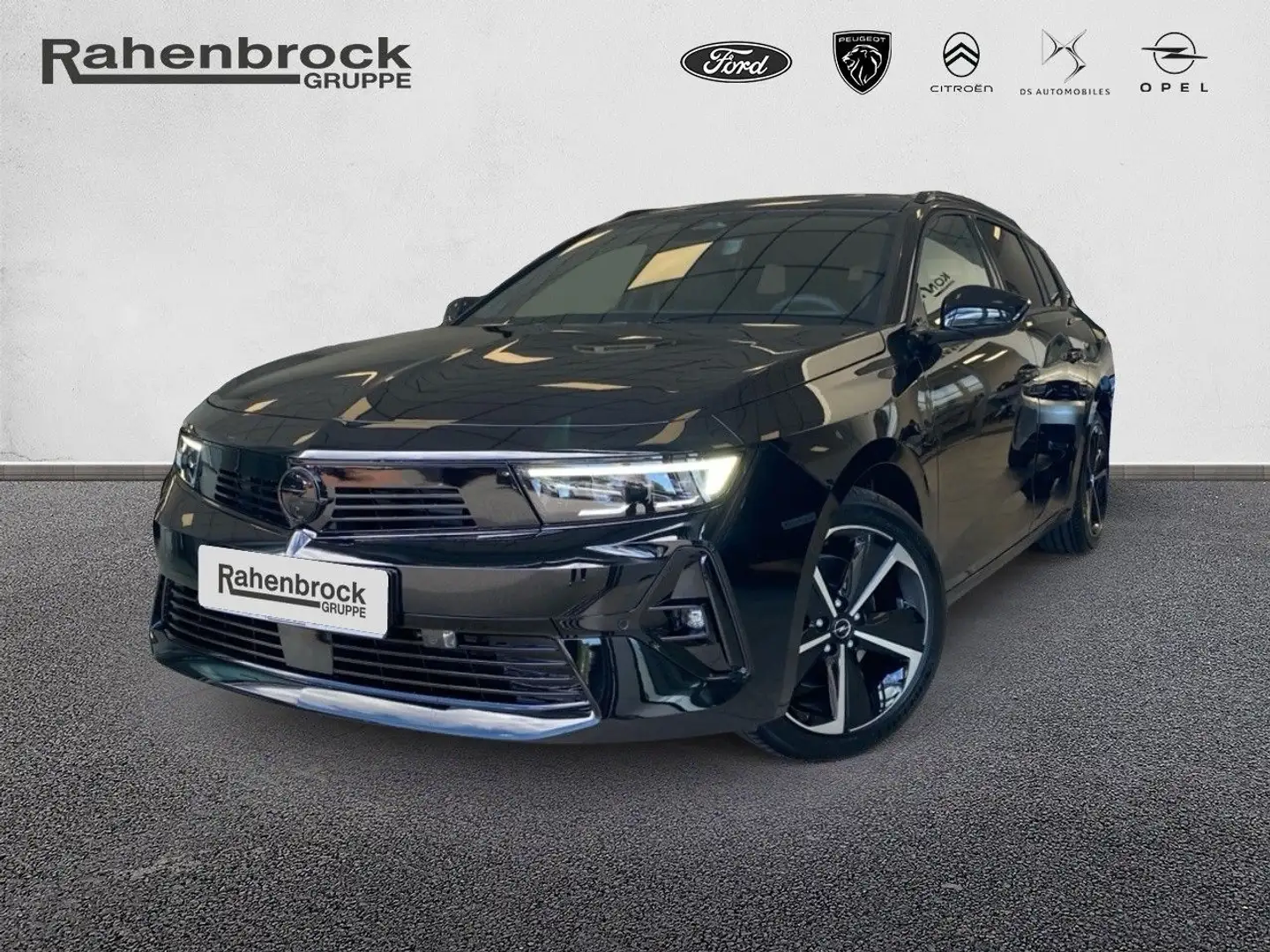 Opel Astra Sports Tourer GS 1.2 Turbo 130PS Automatik Zwart - 1