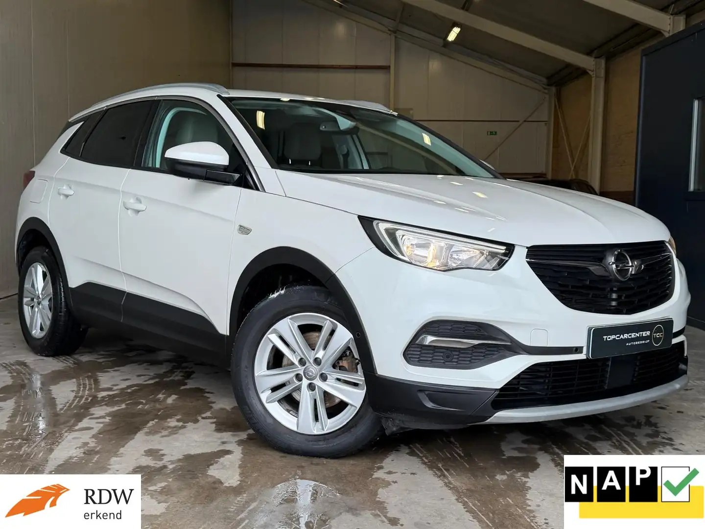 Opel Grandland X 1.2Turbo Executive/TREKH/PARKS/NAVI/APK/NAP Weiß - 1