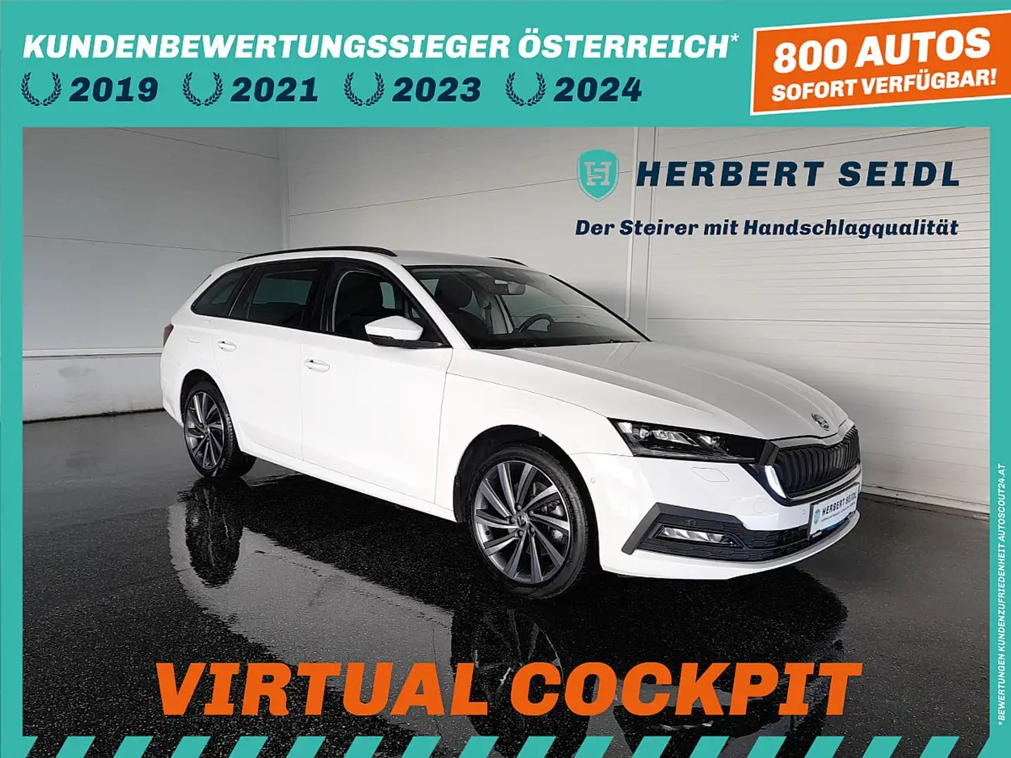 Skoda Octavia Combi PHEV DSG *MATRIX-LED / 18 ZOLL / VIRTUELL... Weiß - 1