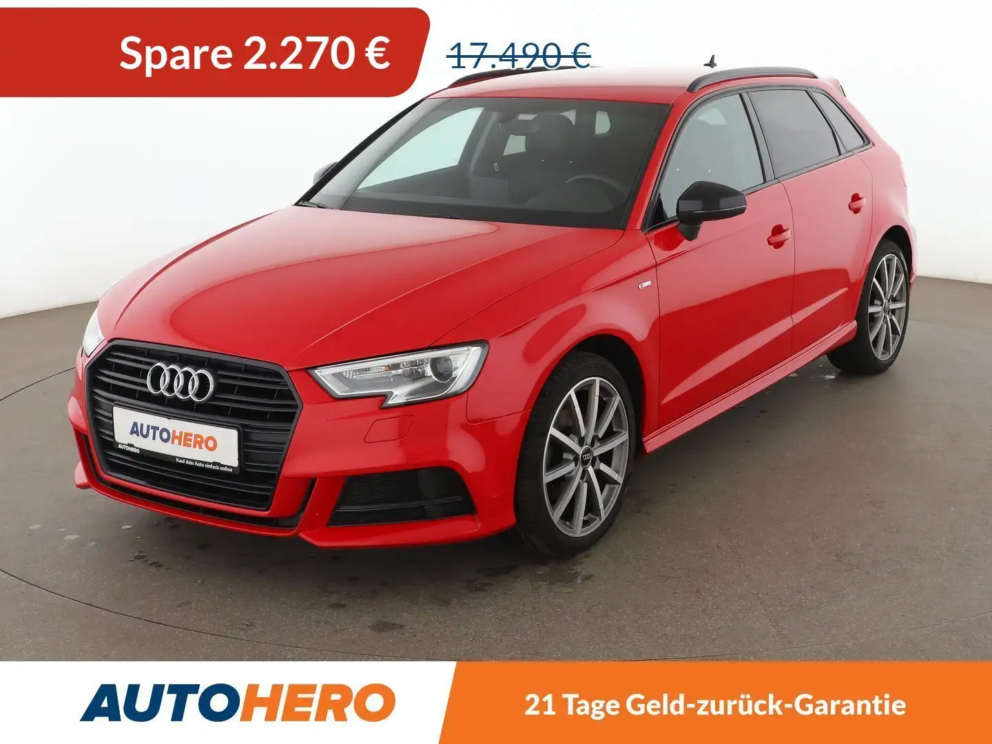 Audi A3 1.6 TDI Design*S-LINE*NAVI*XENON*PDC*TEMPO* Rot - 1