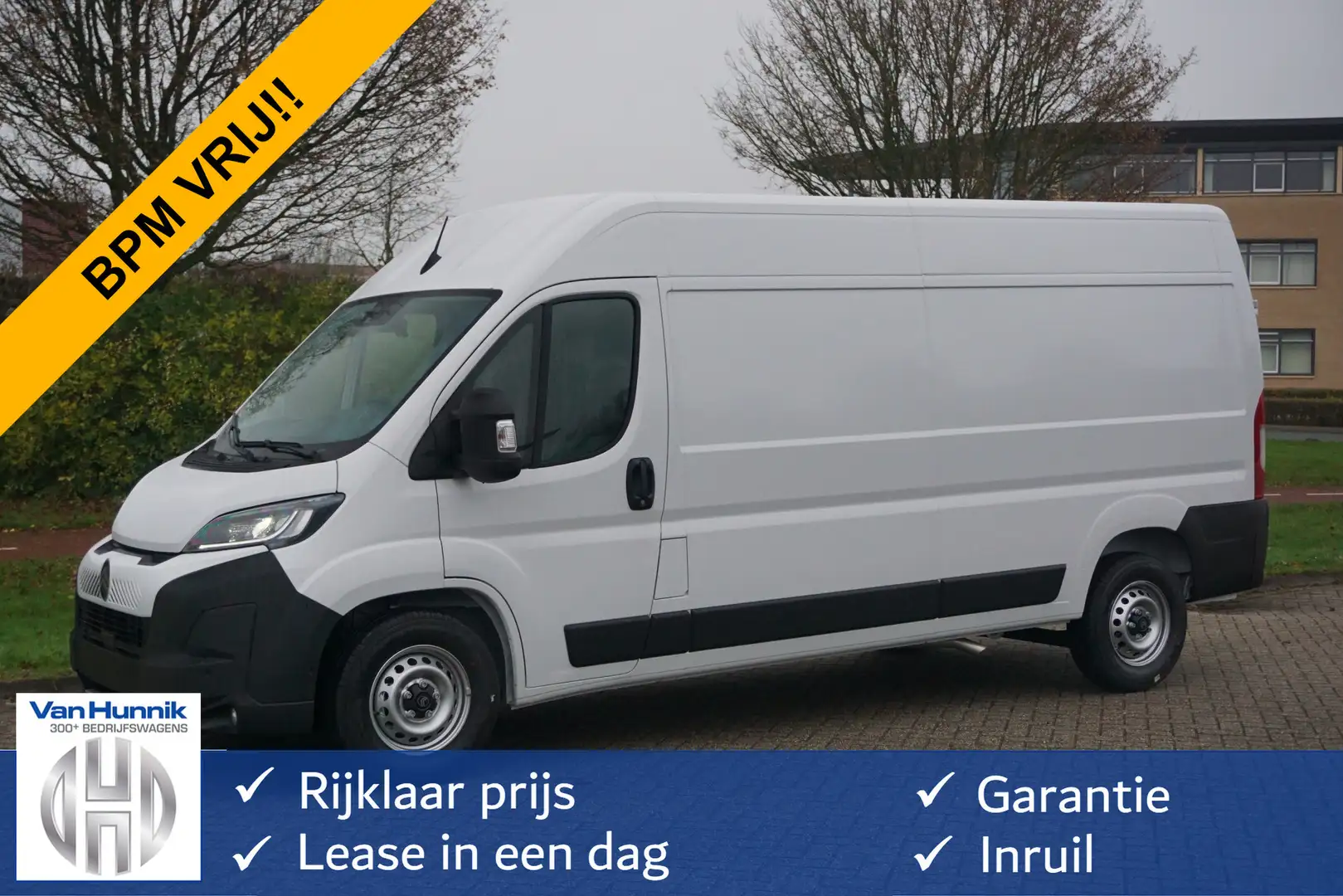 Citroen Jumper 35 2.2 180PK EAT8 Automaat L3H2 BPM VRIJ!! 10" Nav Blanc - 1