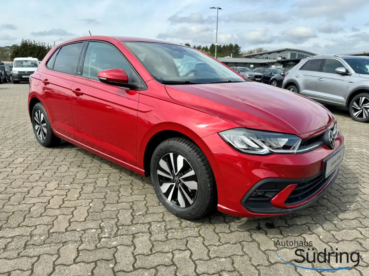 Volkswagen Polo 1,0 TSI Move LED ACC App Connect PDC v+h Red - 2