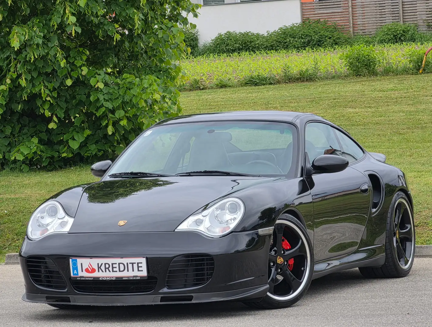 Porsche 911 TurboCoupe * WLS * X50 * Allrad * 450PS Sportwagen Schwarz - 1