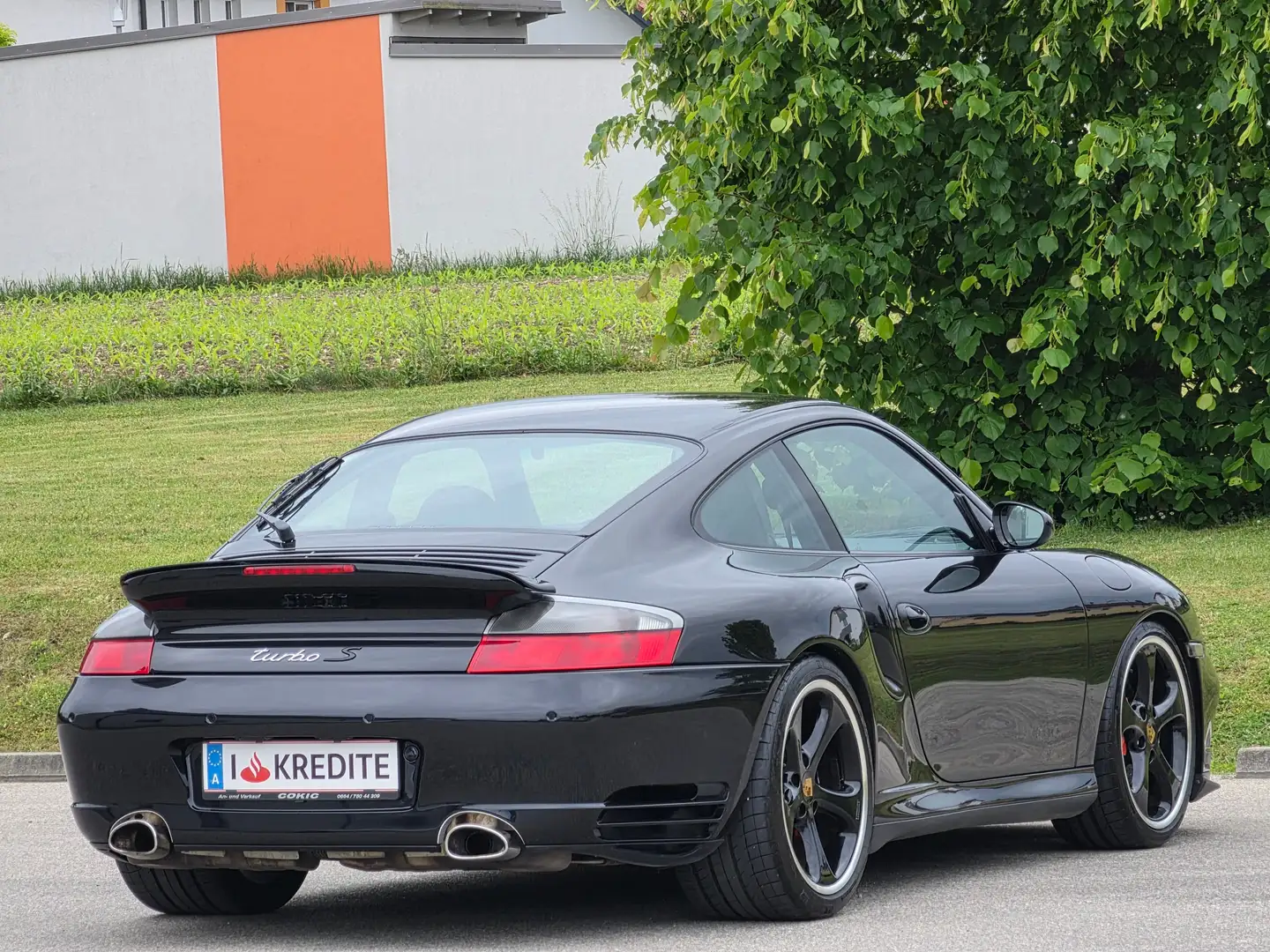 Porsche 911 TurboCoupe * WLS * X50 * Allrad * 450PS Sportwagen Schwarz - 2