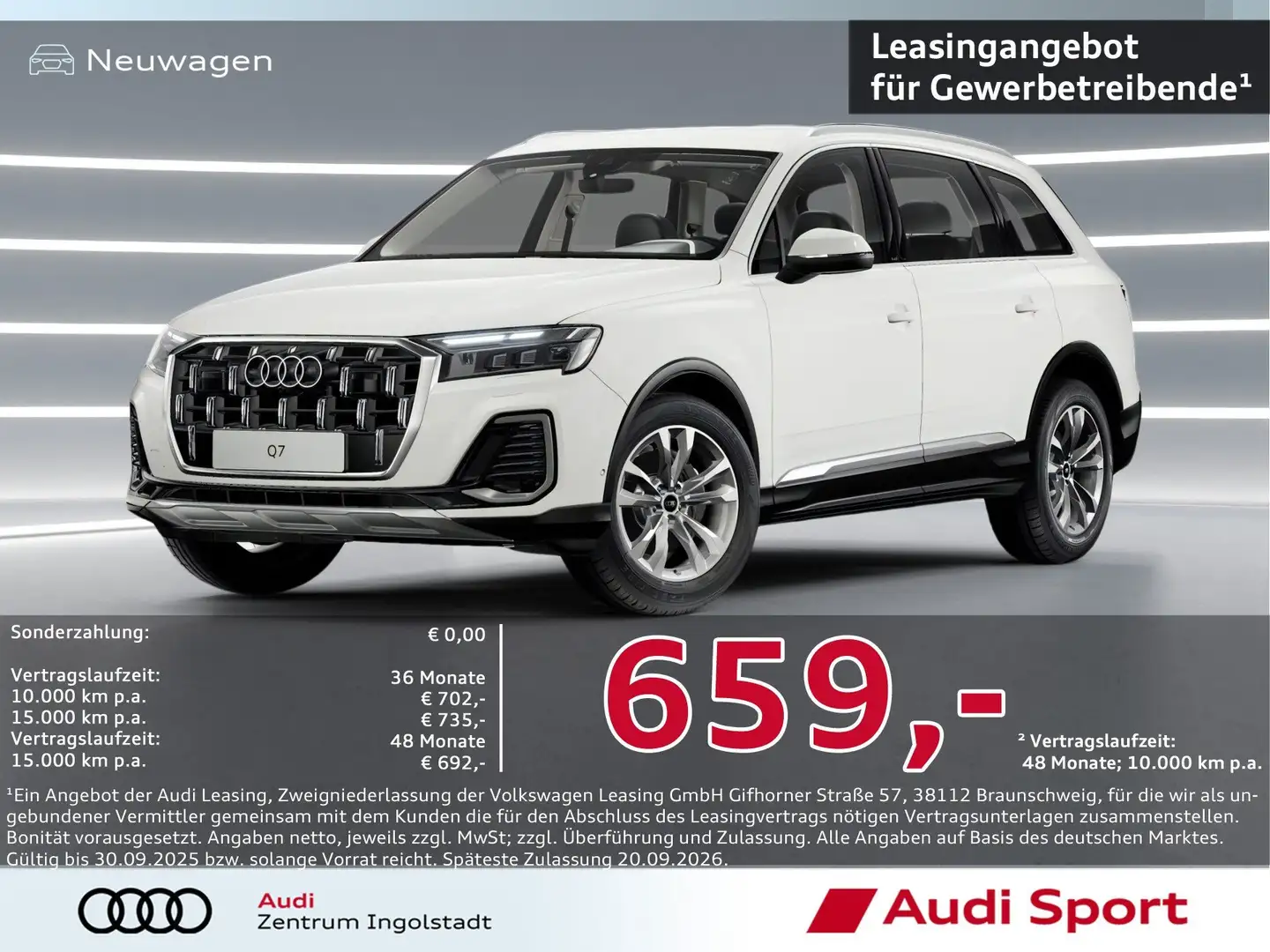 Audi Q7 SUV 50 TDI qua tiptronic SHZ UPE 83.900,- Alb - 1