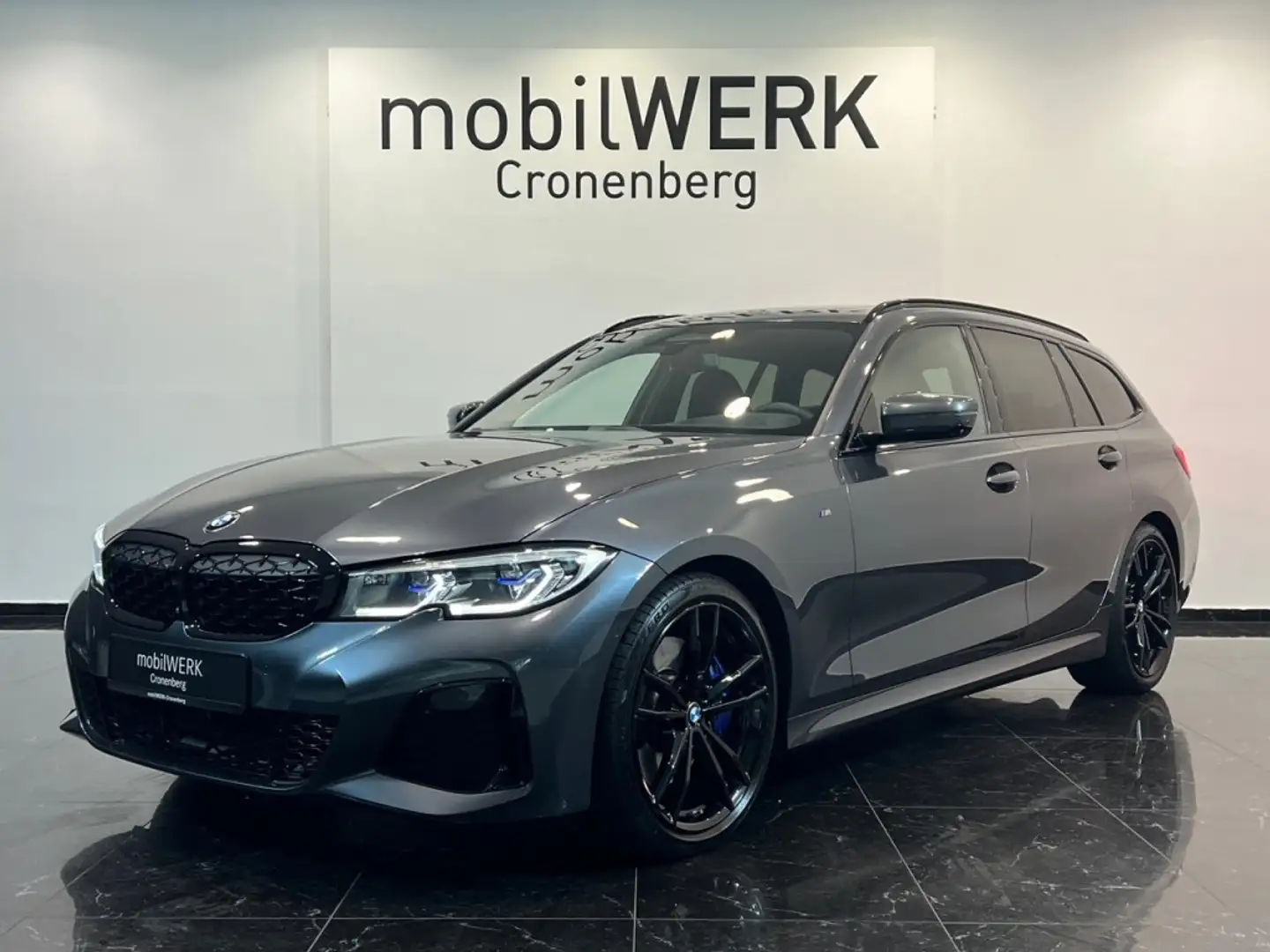 BMW 340 PANO Standh. HUD M-Sitz DA-Prof. AHK Laser Grijs - 1