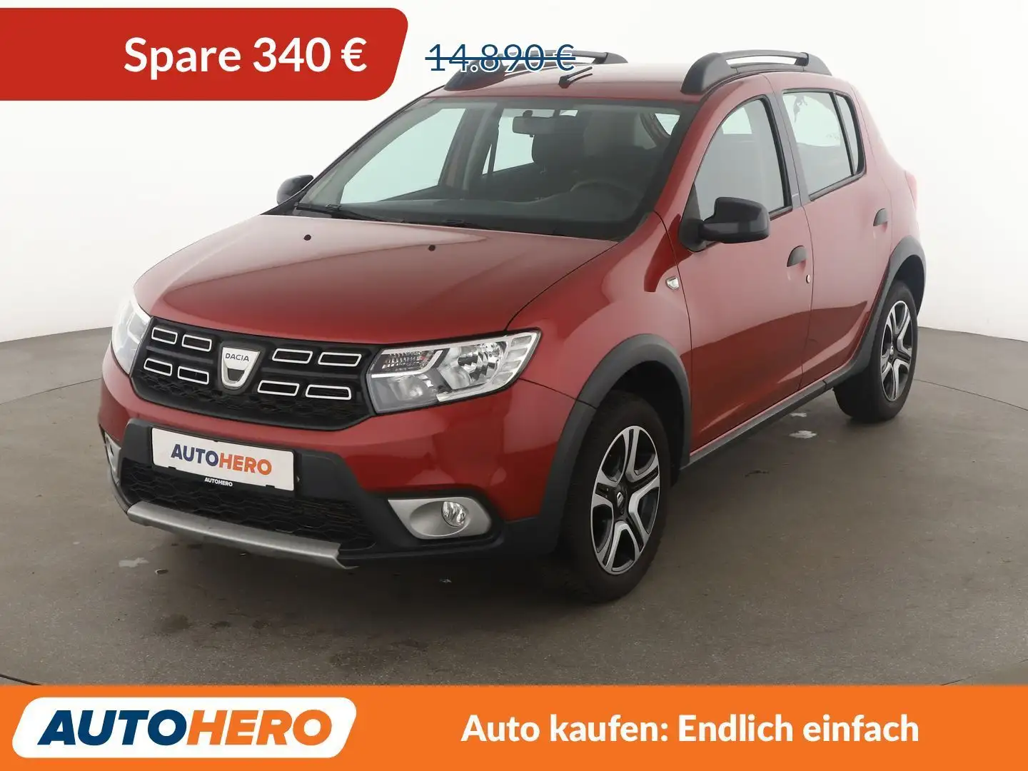 Dacia Sandero 0.9 TCe Stepway Celebration Aut.*NAVI*PDC*SHZ* Rot - 1