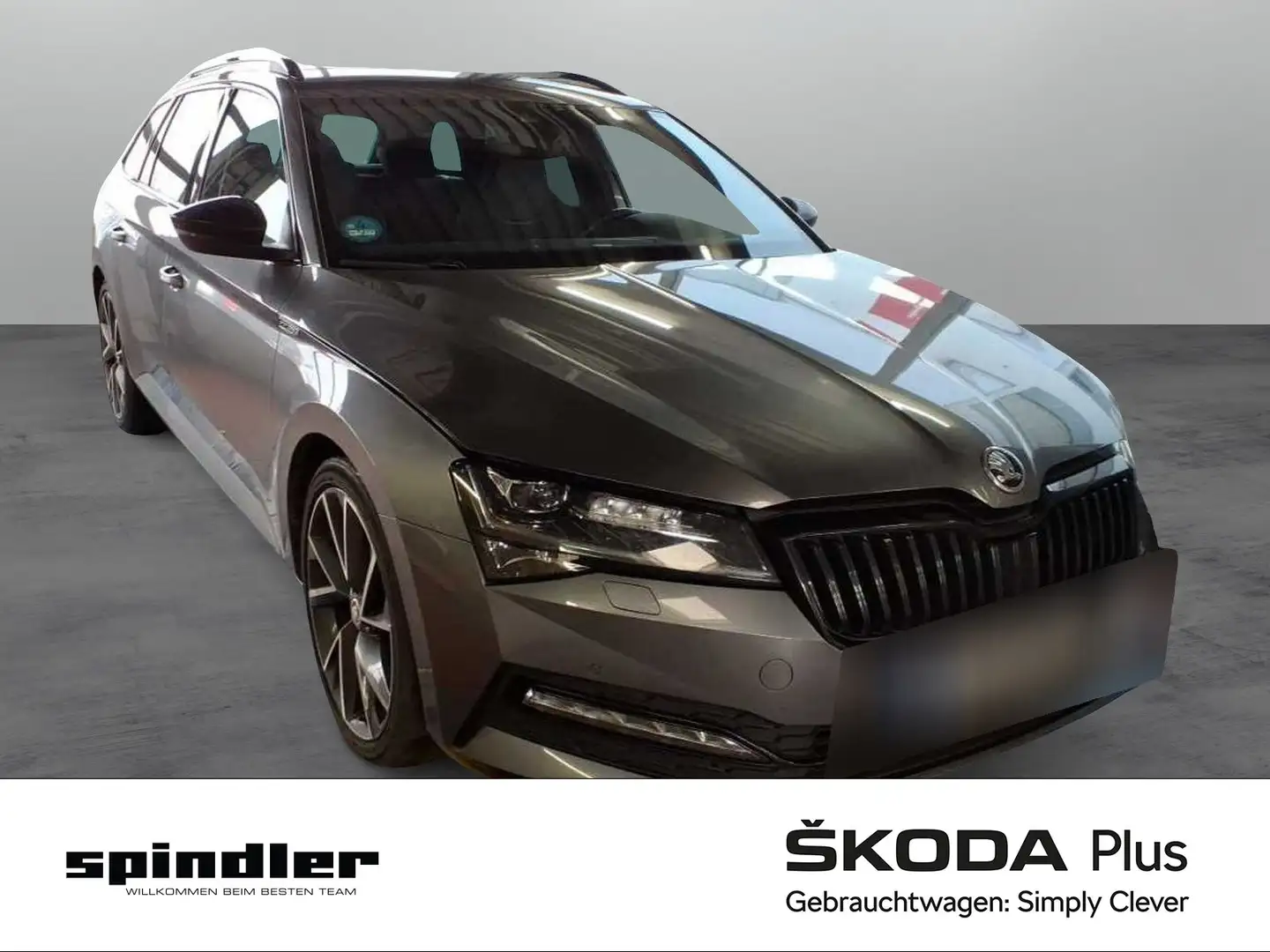 Skoda Superb Combi Sportline 2.0 TDI DSG / Matrix, AHK Grau - 1