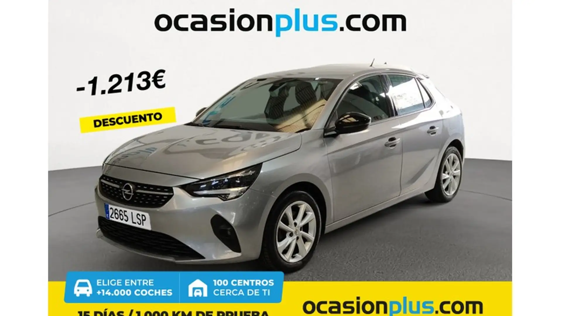 Opel Corsa 1.2T XHT S/S Elegance AT8 100 Grijs - 1