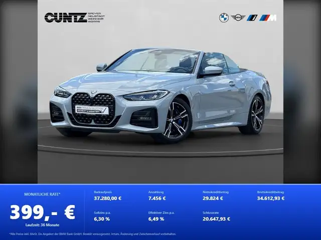 BMW 420 d Cabrio M Sport A.H.Kupplung HiFi Driving Assista