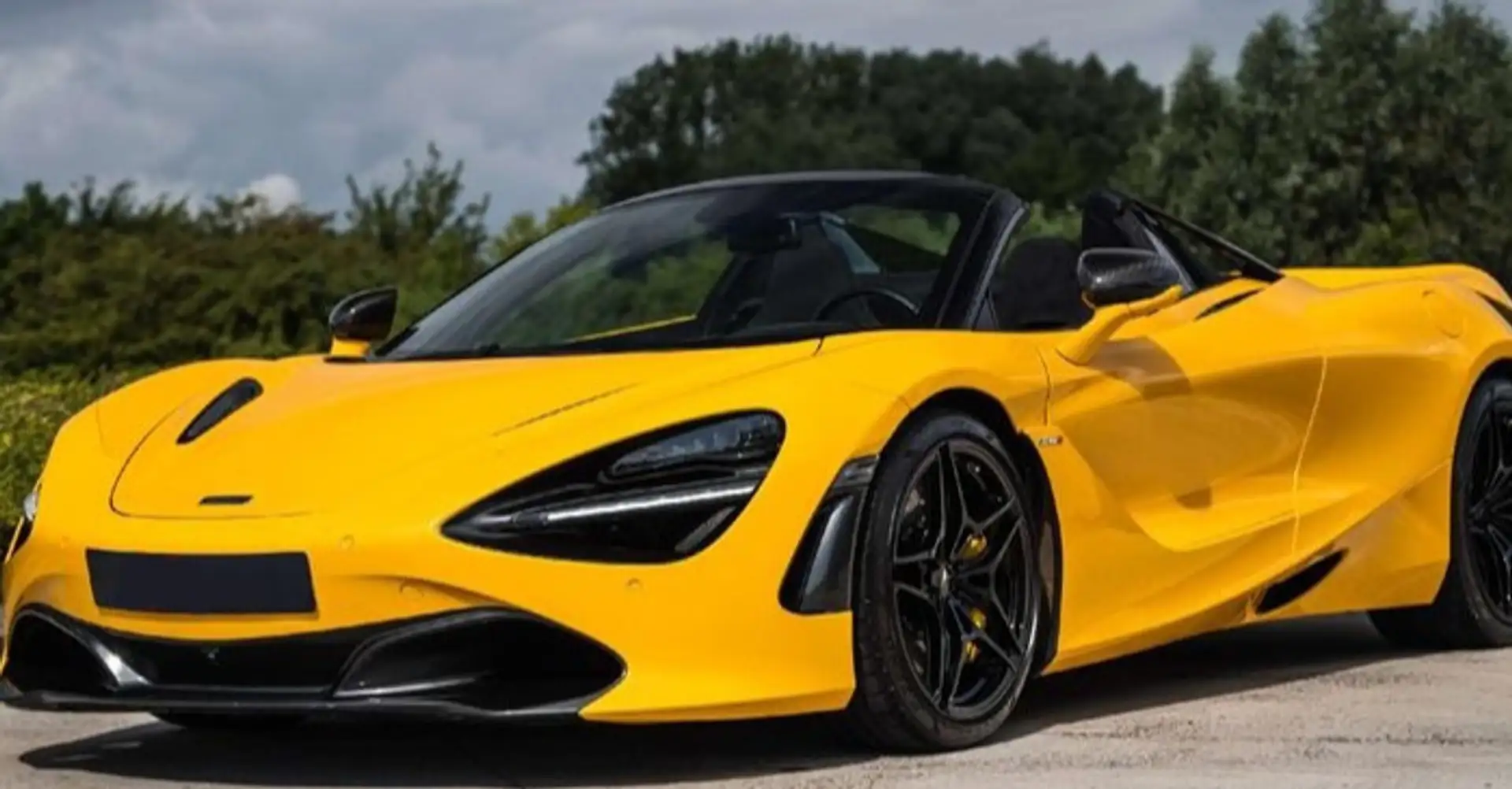 McLaren 720S Spider Żółty - 1