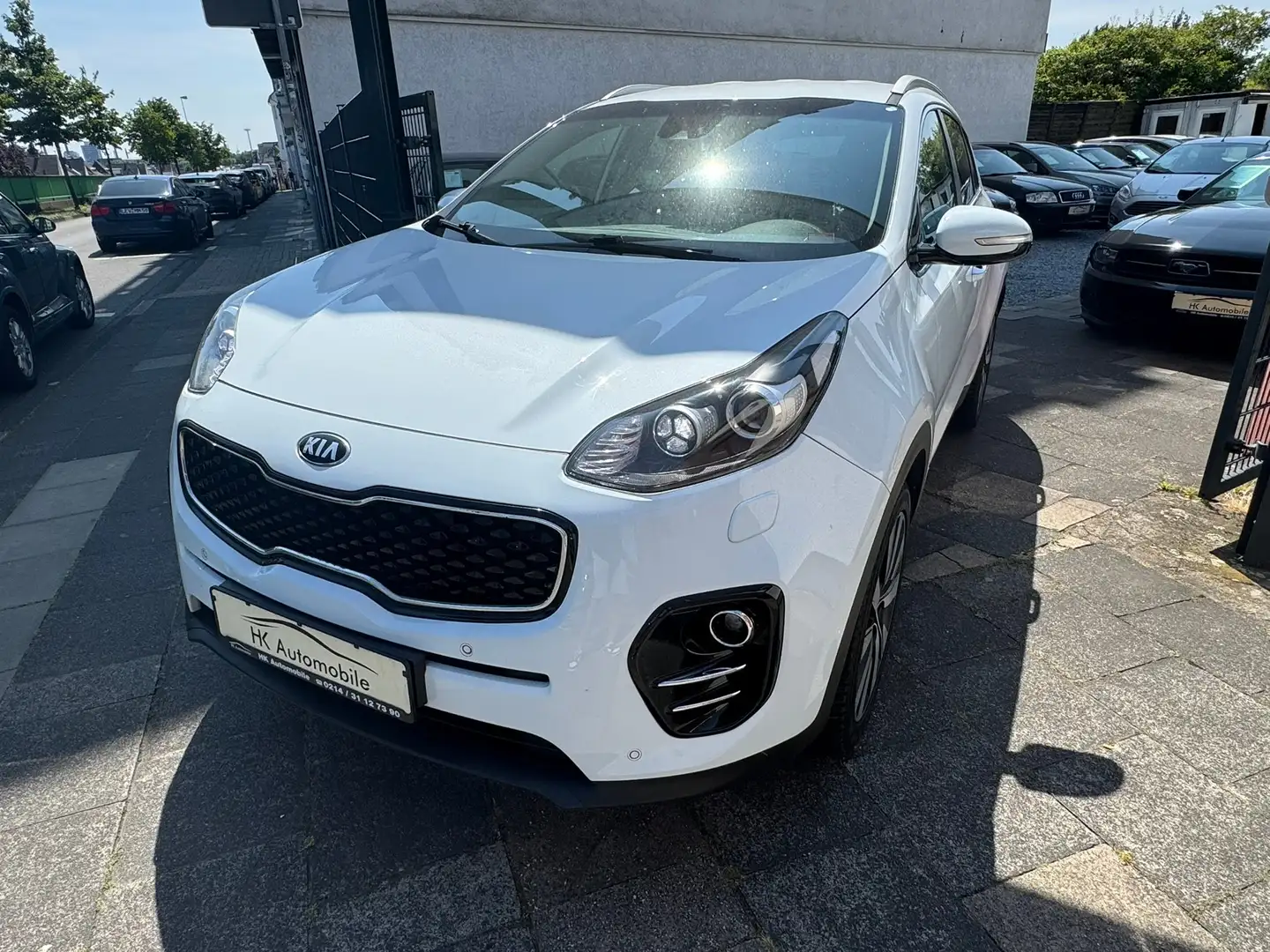 Kia Sportage Spirit 4WD 1.Hand, 109tkm, Schechheft, Xenon, Navi Bianco - 1