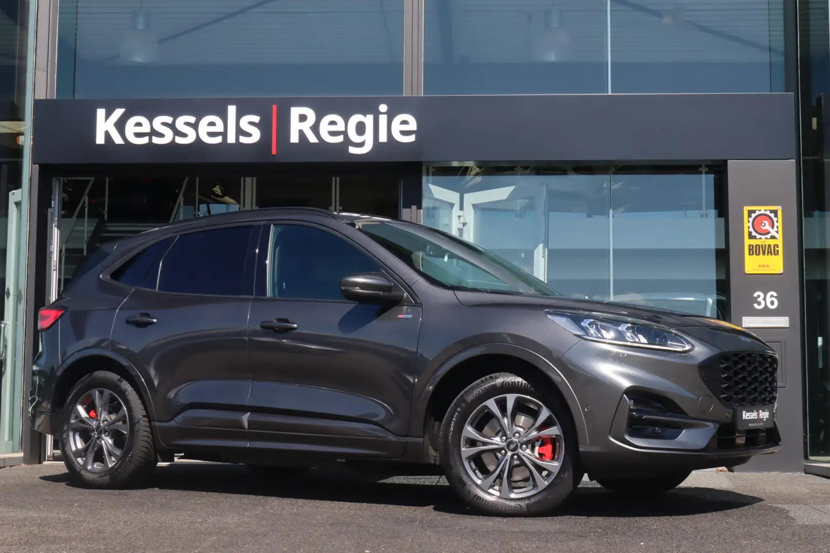 Ford Kuga 2.5 PHEV ST-Line X Elec.trekhaak HuD ACC BLIS B&O Grijs - 2